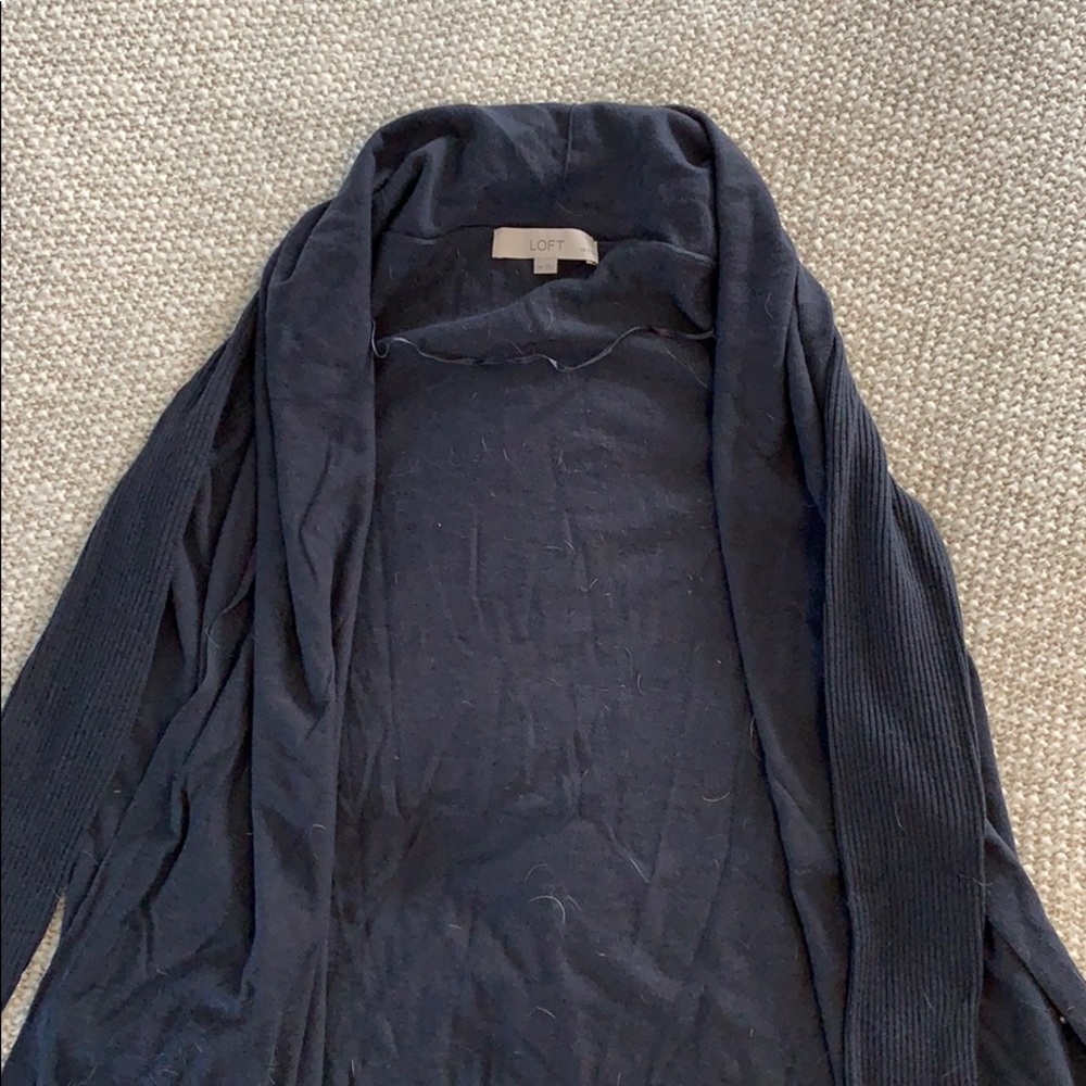 Slate gray cardigan